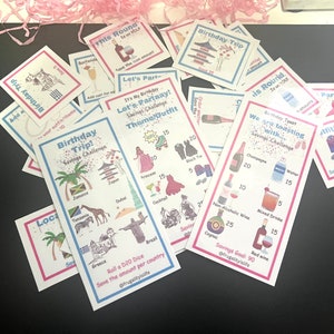 BONUS Add Ons Birthday Box Savings Challenge / 3 secciones adicionales, desafíos de ahorro / 24 tarjetas / sobres en efectivo / PDF descargable digital