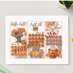 Hello Beautiful Fall Mini Saving Challenge Bundle |Hello Fall Fall Eh | Fall Is Here |Low Budget Savings