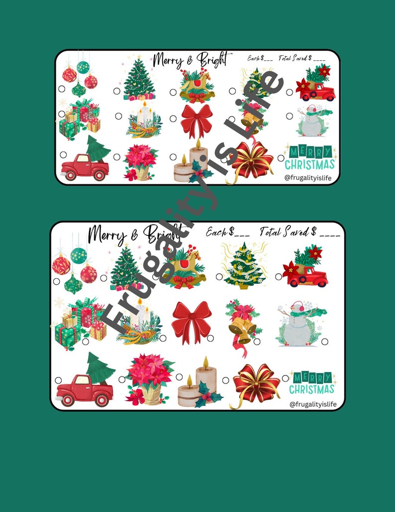 Christmas savings challenge for cash envelope stuffing and budgeting. Saving money cash stuffing