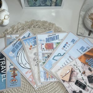 A5 Adventure Journal Travel Savings Challenge Book | Vacation | 8.5”x5.5” Size | 22 Pages Digital Downloadable PDF