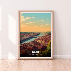 Bath Poster, Bath Wall art, Bath, Poster, Travel Poster, Premium Print, Bath Print, Bath Poster, Home Décor