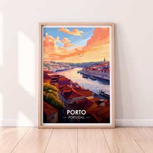 Porto Poster, Porto Wat Wall art, Portugal Poster, Porto, Premium Print, Portugal Print, Porto Poster, Home Décor