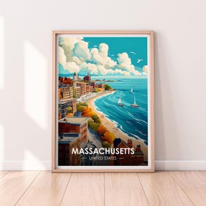 Massachusetts Poster, Massachusetts Wandkunst, Poster Vereinigte Staaten, MA Print, USA Print, Massachusetts Poster, Home Décor
