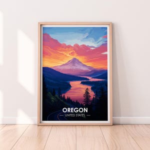 Oregon Poster, Oregon Wall art, United States Poster, OR Print, USA Print, Oregon Poster, Home Décor
