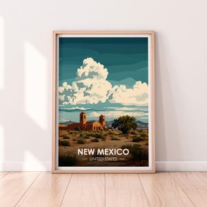 New Mexico Poster, New Mexico Wandkunst, USA Poster, NM Print, USA Print, New Mexico Poster, Home Décor