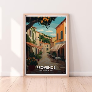 Provence Poster, France, Travel Poster, Premium Print, Provence Print, Travel Home Décor