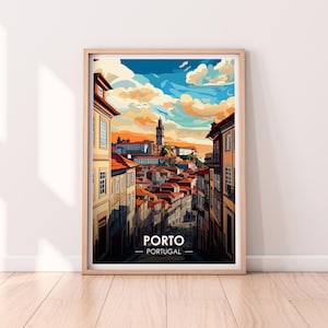 Porto Poster, Porto Wat Wall art, Portugal Poster, Porto, Premium Print, Portugal Print, Porto Poster, Home Décor