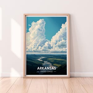 Arkansas Poster, Arkansas Wall art, United States Poster, AR Print, Premium Print, USA Print, Arkansas Poster, Home Décor