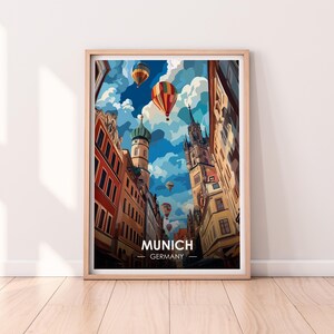 Munich Poster, Munich Wall art, Germany Poster, Munich, Premium Print, Germany Print, Munich Poster, Home Décor
