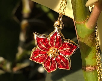 Poinsettia Pendant