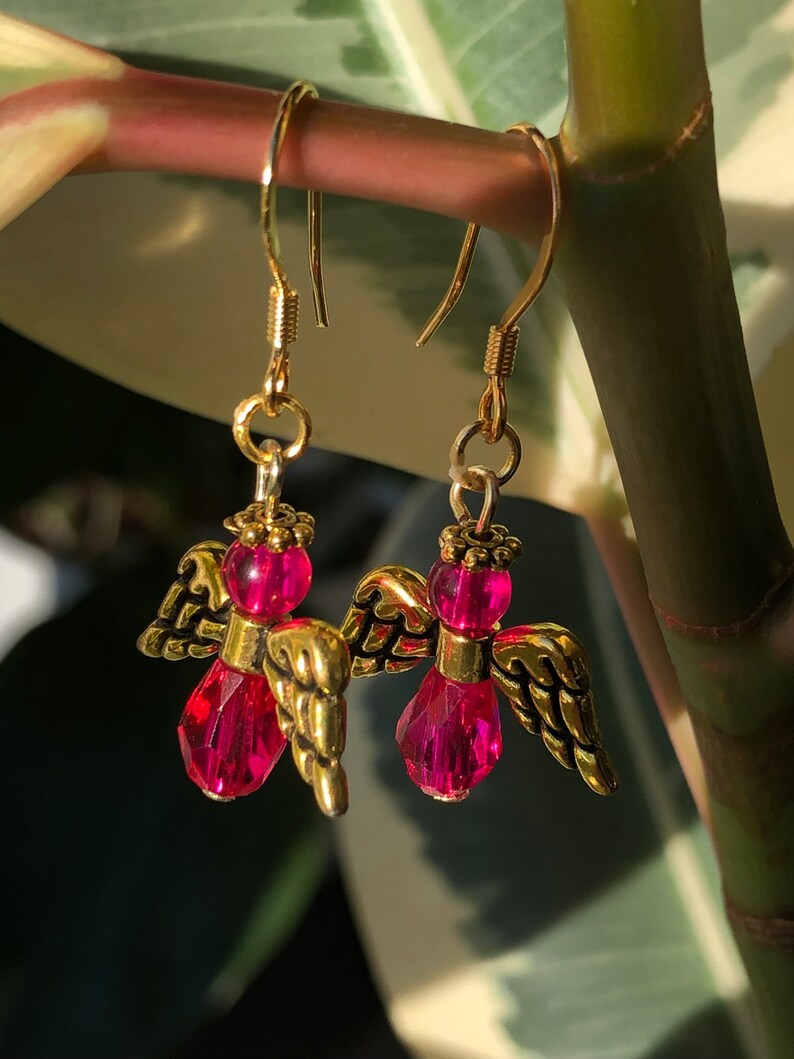 Hot pink and gold