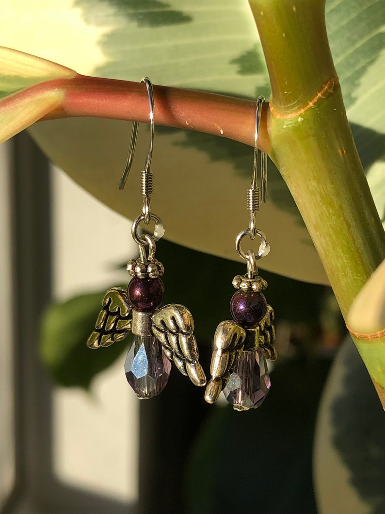 Bicolor purple and silver