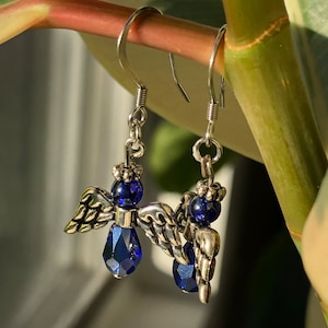 Dark blue and silver