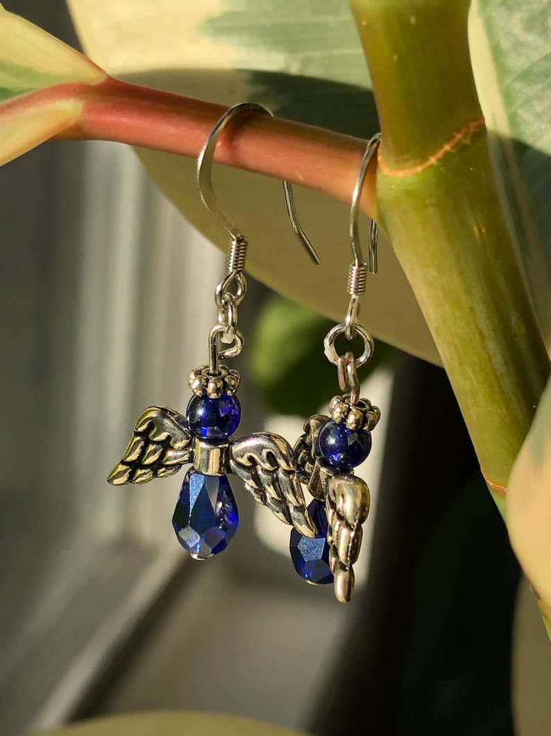 Dark blue and silver