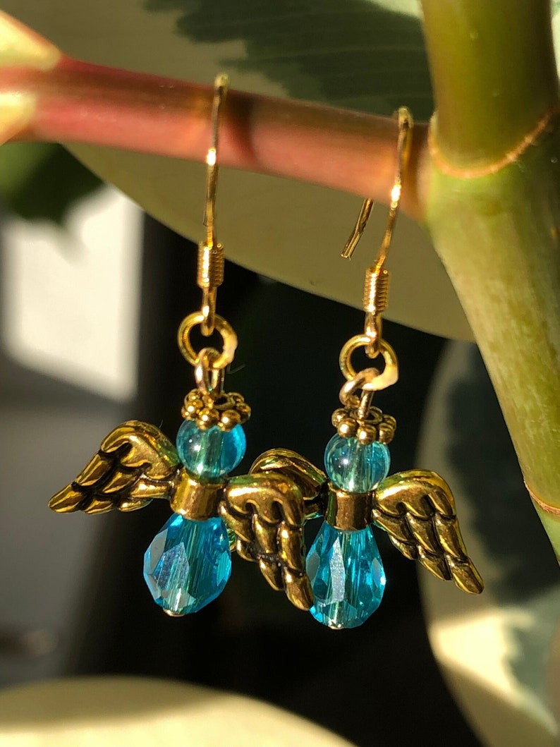 Blue glass and gold
