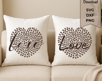 Heart SVG plotter file | Silhouette Studio DXF | Cricut svg | Love SVG plotter file | Heart shirt plotter file | Heart png file | Heart vector file