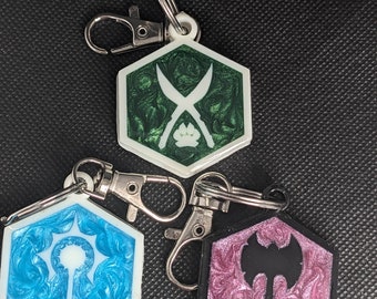 Aangepaste D&D-klasse sleutelhanger 1,5"