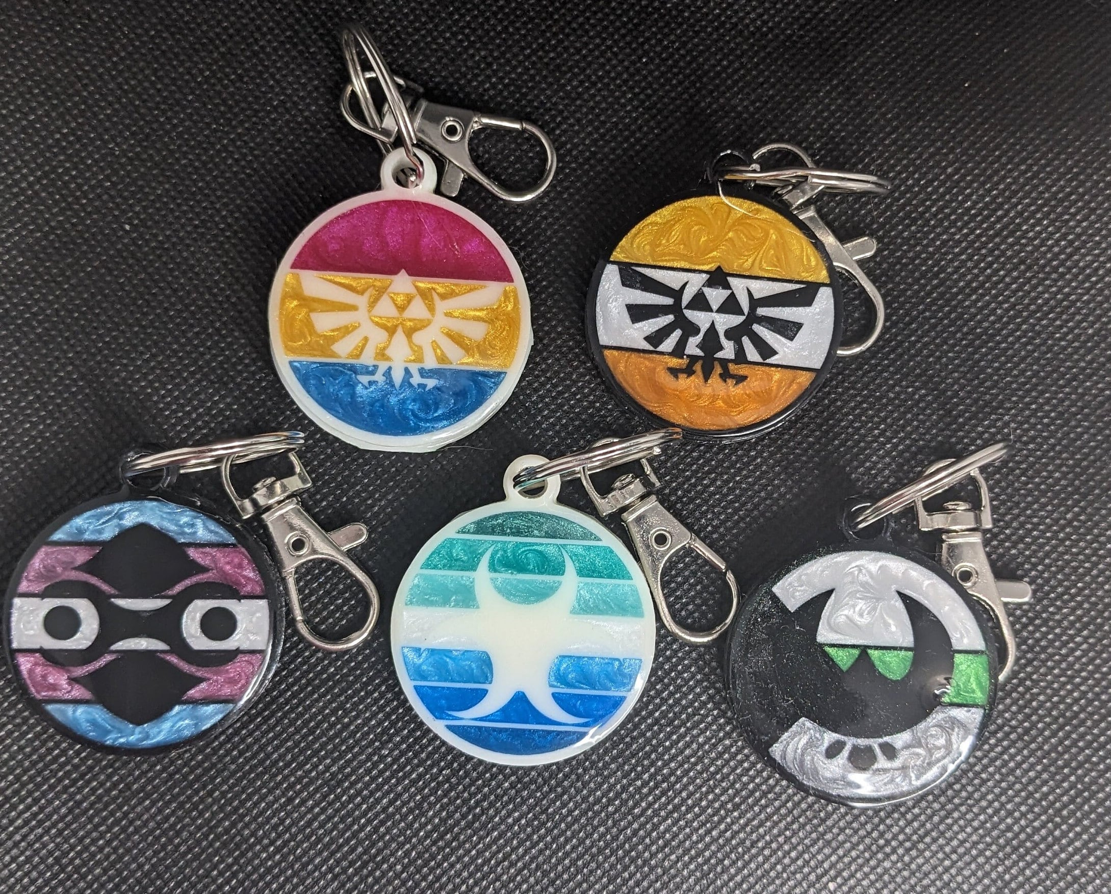 Custom Legend of Zelda Pride Keychains 1.5