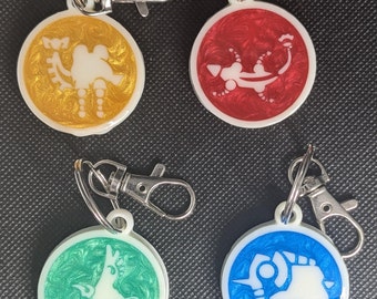 Leyenda de Zelda: Aliento de la Bestia Divina Salvaje Llavero 1.5"