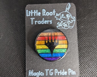 Magic: The Gathering Custom Pride Pin 1.25"