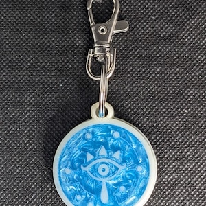 Sheikah Slate Interfaz Símbolo Llavero 1.5&quot;