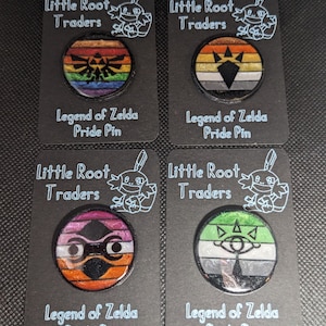 Legend of Zelda Custom Pride Pin 1.25&quot;