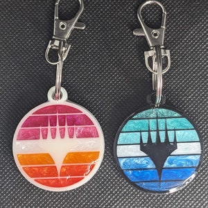 Custom Magic: The Gathering Pride Keychain 1.5&quot;