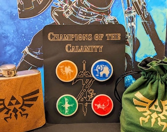 Juego de pines de campeones de Breath of the Wild
