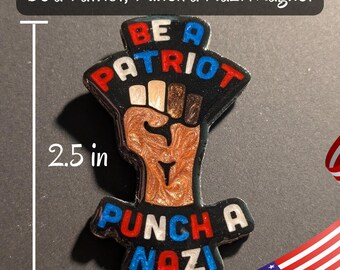 Sé un patriota, golpea un imán nazi de 2,5"