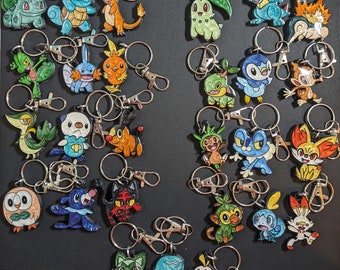 Mini Charms iniciales de Pokémon - 4,4 cm