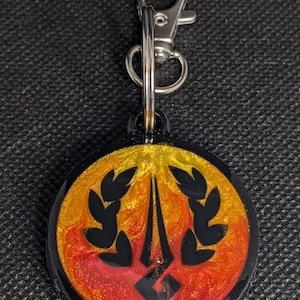 Hades Logo Keychain 1.5"