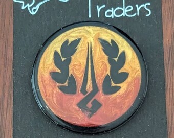 Hades Logo Pin 1.5"