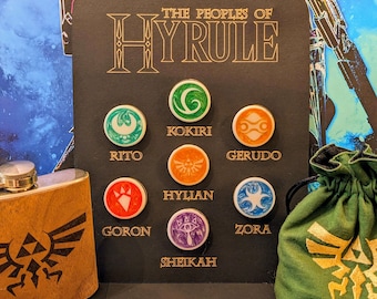 Peoples of Hyrule Pin Set 1.25"