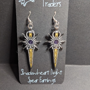 Pendientes de lanza nocturna Shadowheart
