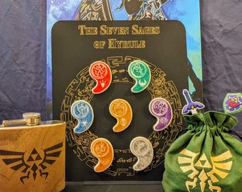 Tears of the Kingdom: Secret Stones of the Sages Pins 2"