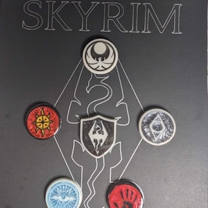 Skyrim Pin Set