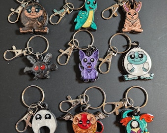 Llaveros de Cryptid de Crypto-Cute-Ology