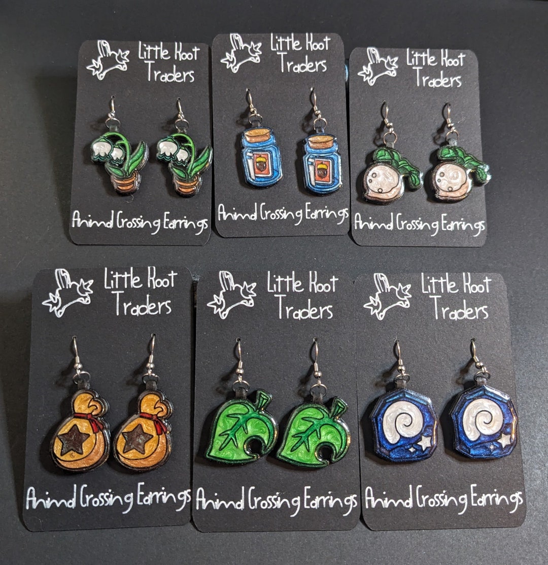 Animal Crossing Item Earrings 1
