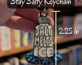 Salt Melts Ice: Colección STAY SALTY - Llavero, pin, imán