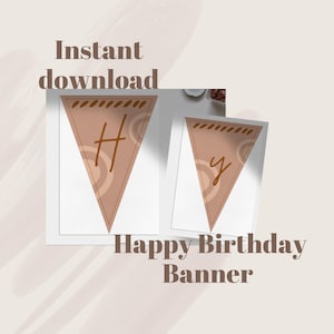 Printable Happy Birthday Banner
