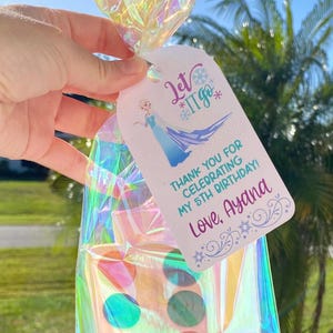 Frozen Art Party Favor Bag  | Elsa Birthday Party Favors | Frozen Theme Guest party Favor | Paint Party Favor | Kids Party Favor