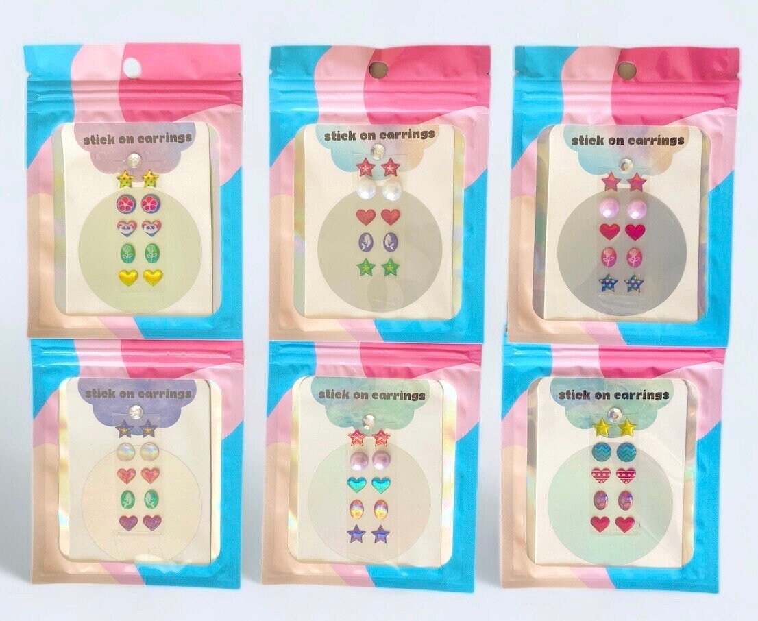 Stick on Earrings for Toddlers 