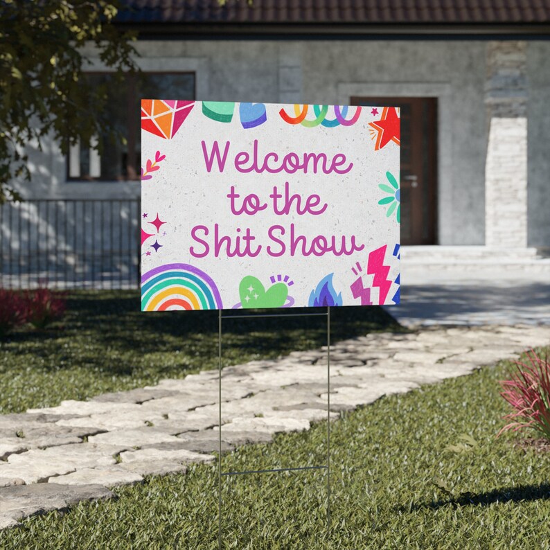 Welcome Yard Sign - Etsy