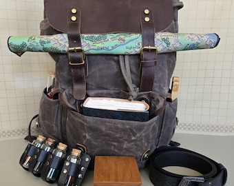 Adventurer's Backpack - Tabletop RPG Equipment for Gaming and Renaissance Faire Costuming
