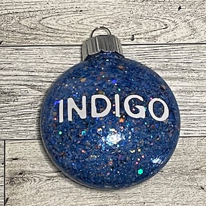 RM Indigo inspired Christmas Ornament