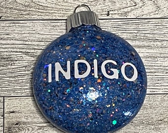 Ornamento natalizio ispirato a RM Indigo