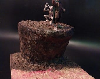 Diorama da Montanha da Perdição de O Senhor dos Anéis