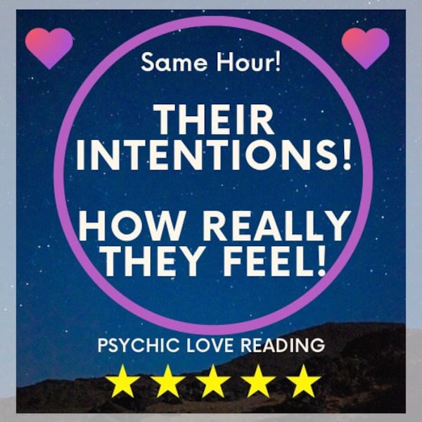 SAME HOUR psychic love reading| Accurate*| exact thoughts and feelings| twin flames| Clairvoyant| Divination| love reading| fast| soulmates