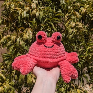 Crochet Crab | No-sew Amigurumi Crab Plush