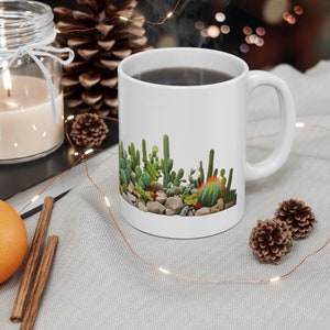 Cactus Mug Design, Plant Lover, Cacti and Succulents, Cacti Mug